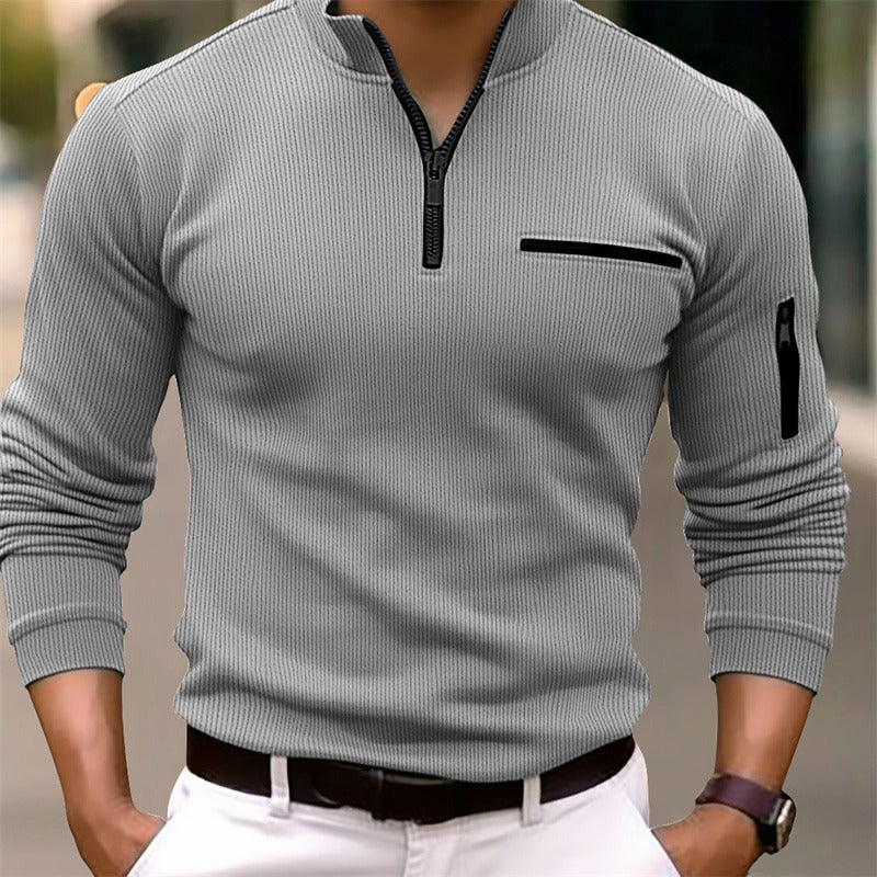 Gusteous | Long-sleeved shirt with zipper