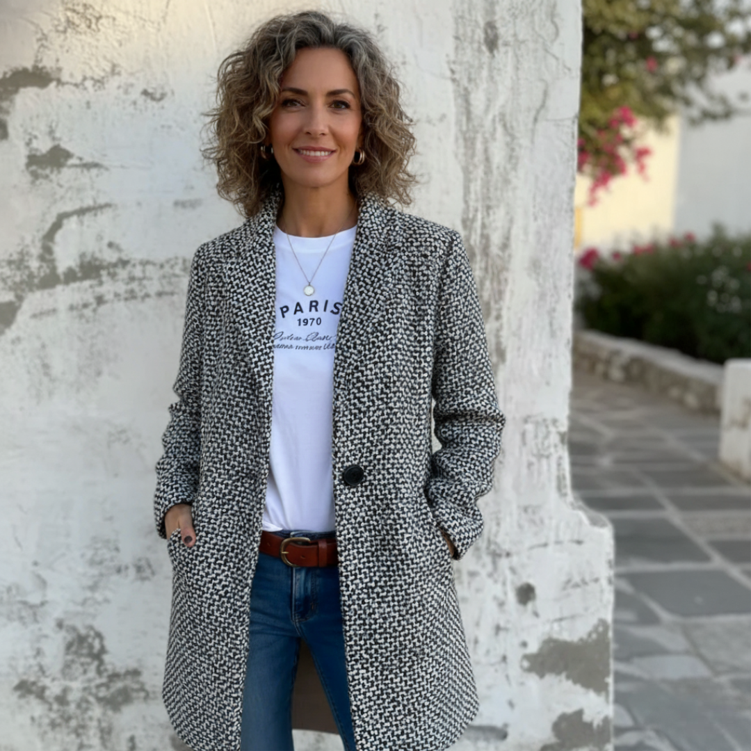 Κομψό Μάλλινο Παλτό με Διαχρονικό Στυλ