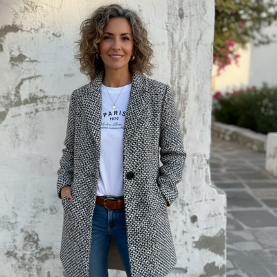 Κομψό Μάλλινο Παλτό με Διαχρονικό Στυλ