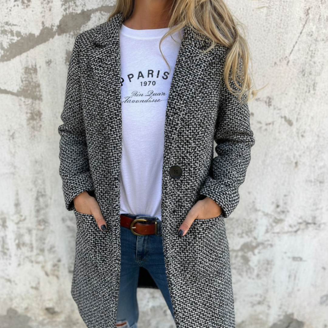 Κομψό Μάλλινο Παλτό με Διαχρονικό Στυλ