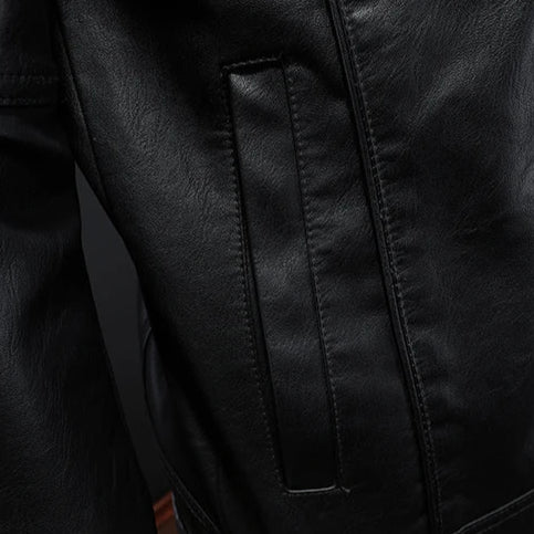 Darius™ | Premium Lederjacke im Moto-Stil